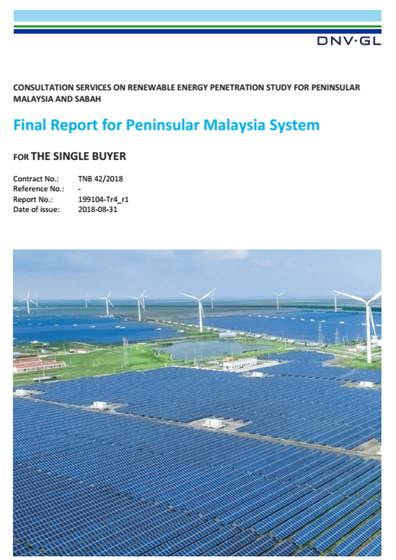 Single Buyer Renewable Energy Report